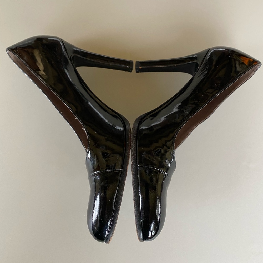 Jil Sander patent leather heels